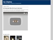 Tablet Screenshot of goclipless.com